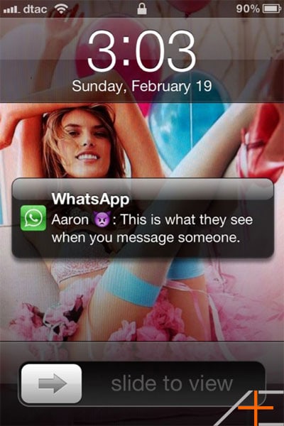 Whatsapp Incoming Chats