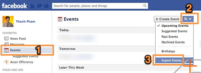 Sync Facebook Events with iCal Sync Facebook Events with iCal