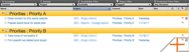 abc priorities in omnifocus