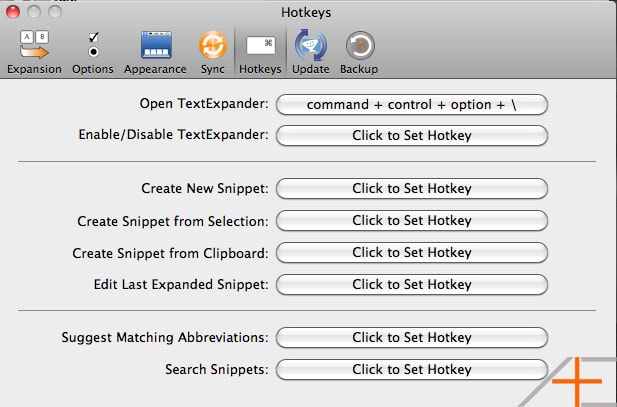 textexpander shortcut