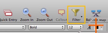 MindManager toolbar MindManager toolbar
