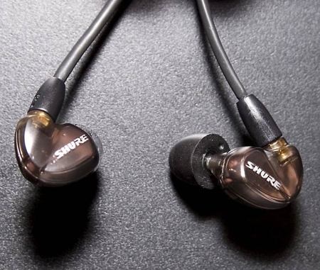 Shure SE535 earphones.