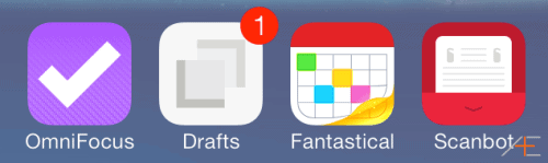 Drafts has more than earned the coveted "dock spot" on both my iPhone and iPad.