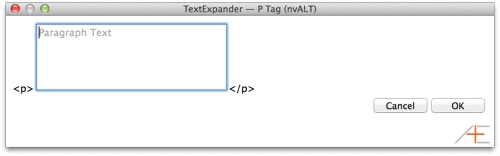 TextExpander Multi-Line Fill-In Example
