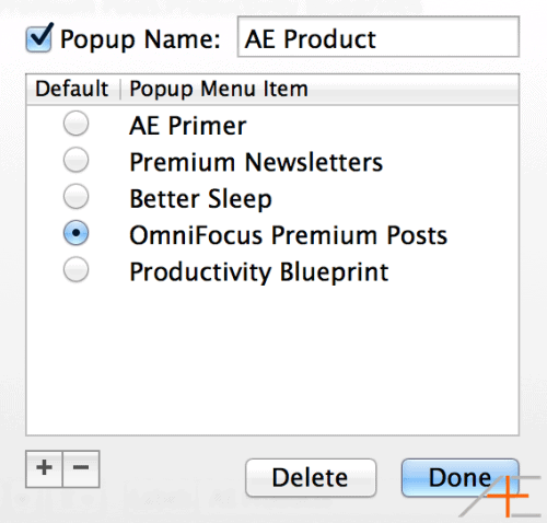 PopupMenu Example in TextExpander
