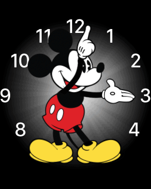 The Mickey watch face.