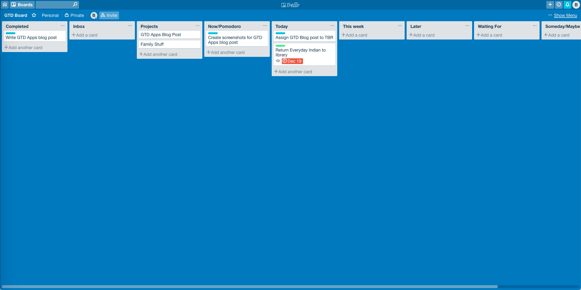 Trello GTD