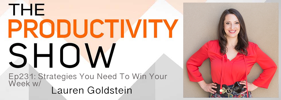 Lauren Goldstein on The Productivity Show