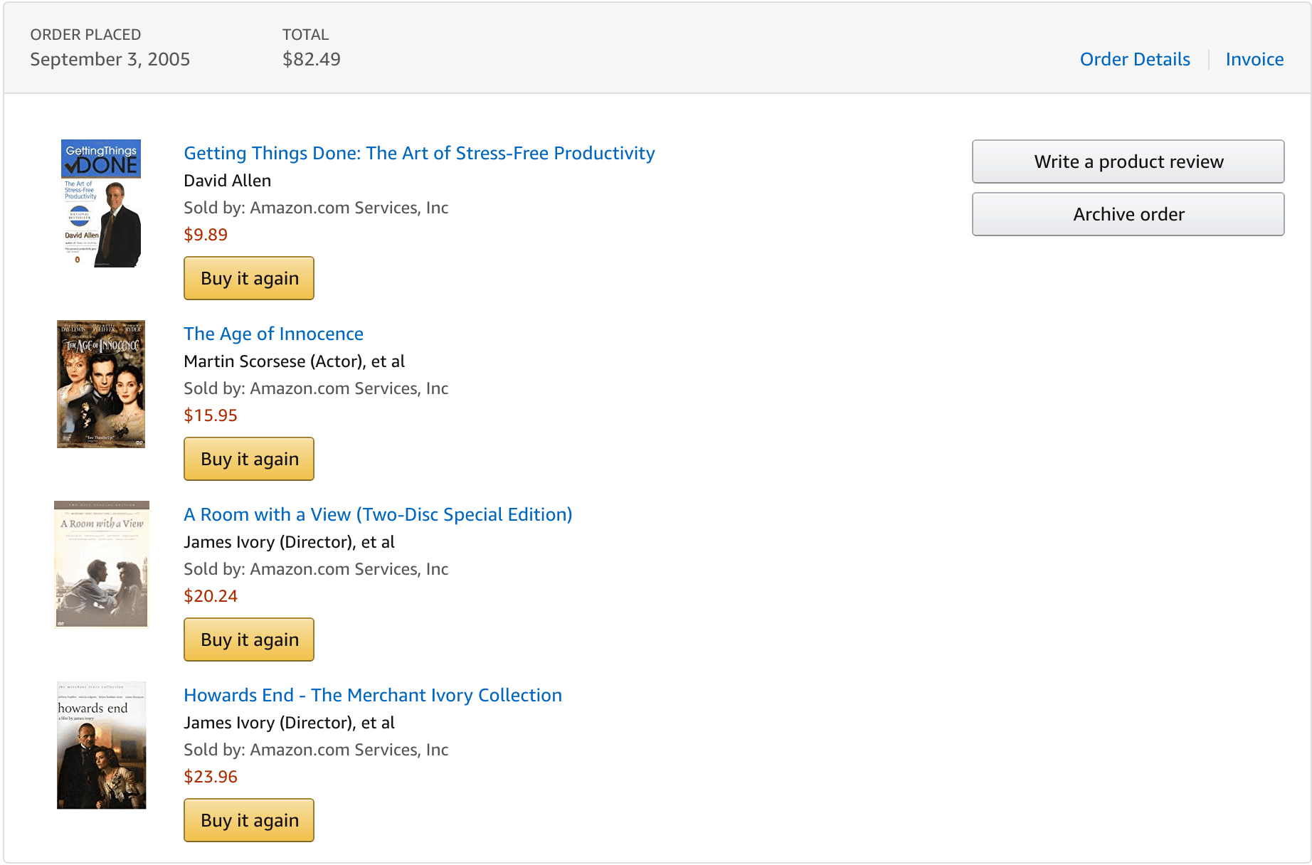 Amazon GTD