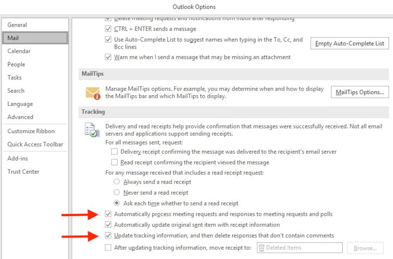 Outlook Remove Blank Meeting Responses