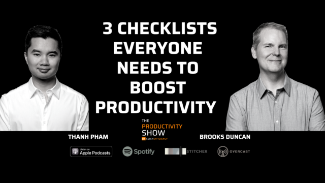 3 Checklists Everyone Needs to Boost Productivity (TPS423)