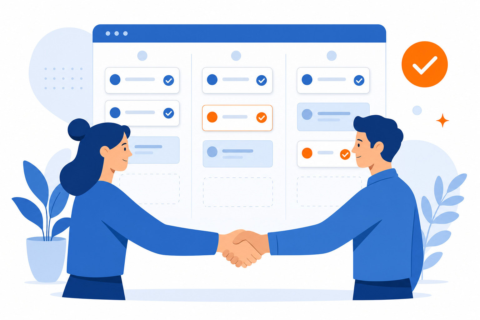 Supporting illustration for ai client onboarding