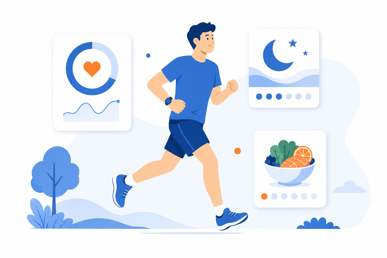 Supporting illustration for best ai health fitness