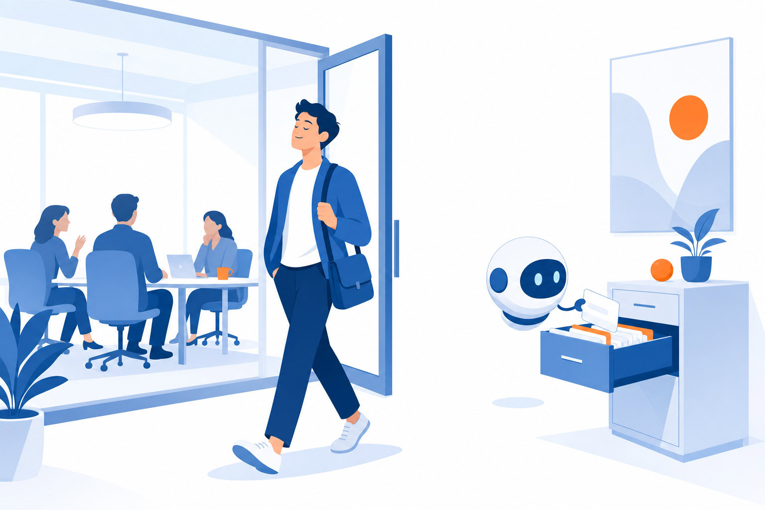 Supporting illustration for best ai meeting note takers
