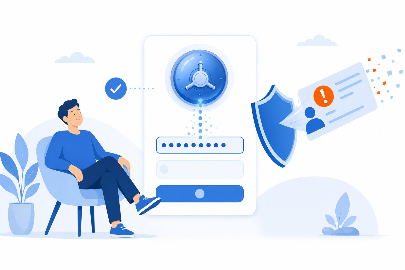 Supporting illustration for best ai password managers
