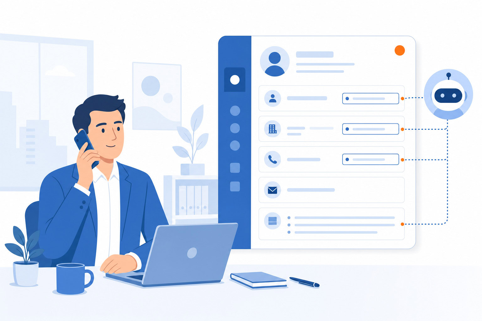 Supporting illustration for best ai sales crm