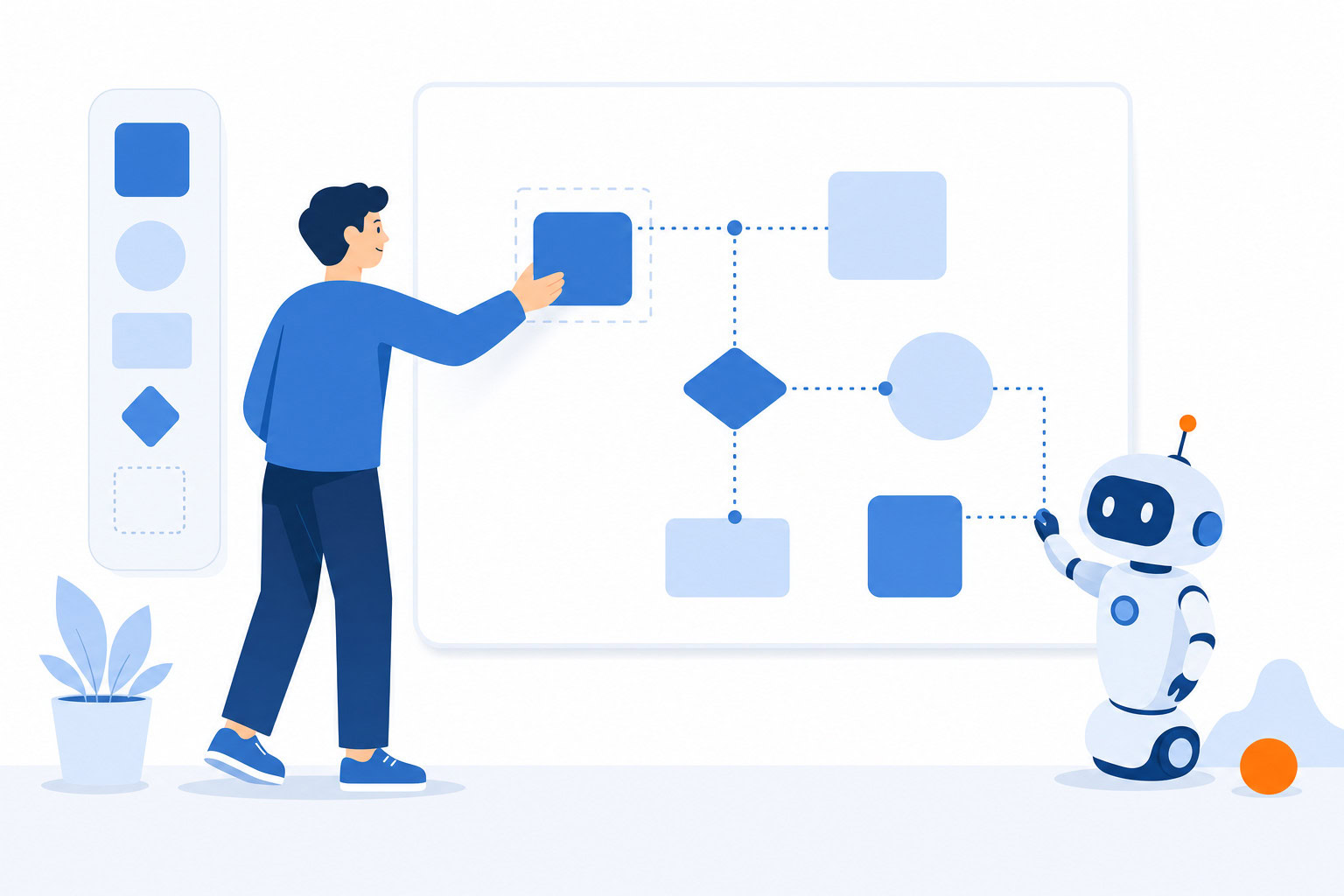 Supporting illustration for best no code automation