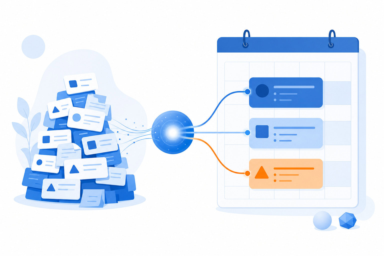 Supporting illustration for claude deep work planning