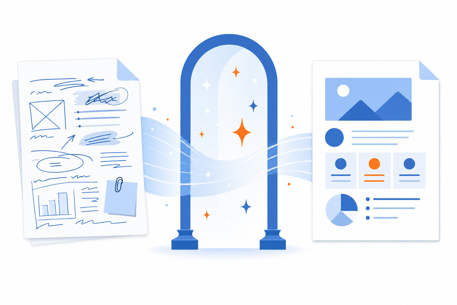 Supporting illustration for claude writing assistant