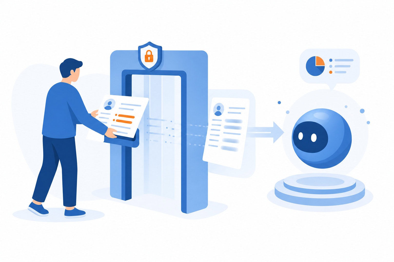 Supporting illustration for how to use ai safely