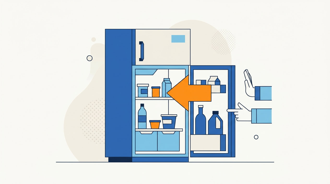 Your Fridge Door Is Open. Stop Pushing It.