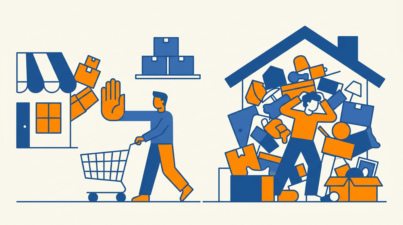 The Easiest Way to Declutter Is to Stop Buying Things