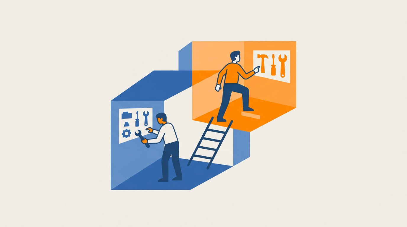 Switching Tools for a Tiny Improvement Is Like Moving One Floor Up